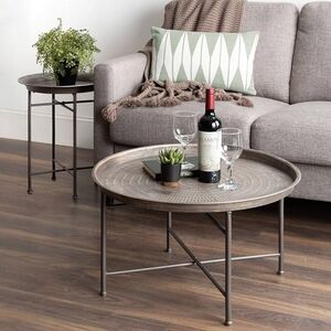 Round Metal Coffee Table